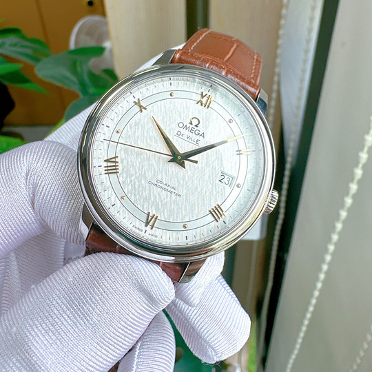 Fixed Price 98 for a New Omega De Ville Series Automatic Mechanical Men's Watch, Swiss Watch, 39.5mm