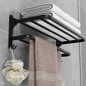 Towel toilet aluminum space storage no toilet object punching rack table hand washing bathroom toilet rack rack