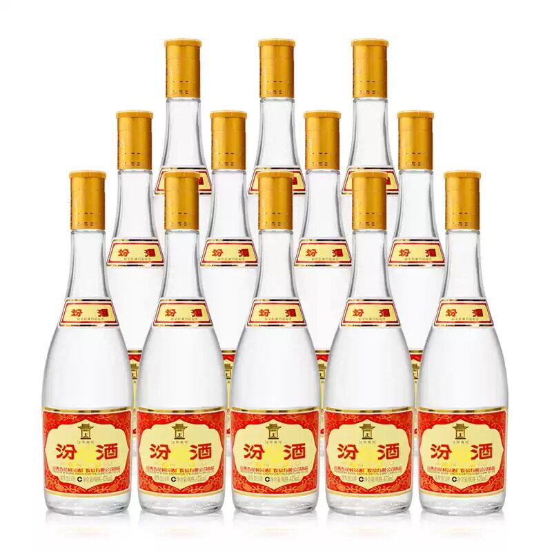 2023）山西杏花村汾酒黄盖汾酒53度475ml*12瓶清香型白酒评价- 淘宝网