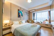 Guangzhou Yumei Serviced Apartment Light Luxury Simple King Room