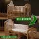 Pull-Out Cover for Solid Wood Crib, Convertible into a Cradle, Movable Baby Multifunctional Bed, Can Be Combined with a Large Bed