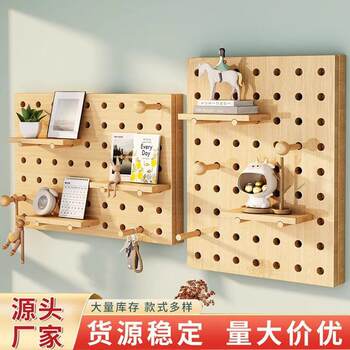 Electric meter box hole plate storage rack wooden punch-free living room switch box creative decorative distribution box blocking switch