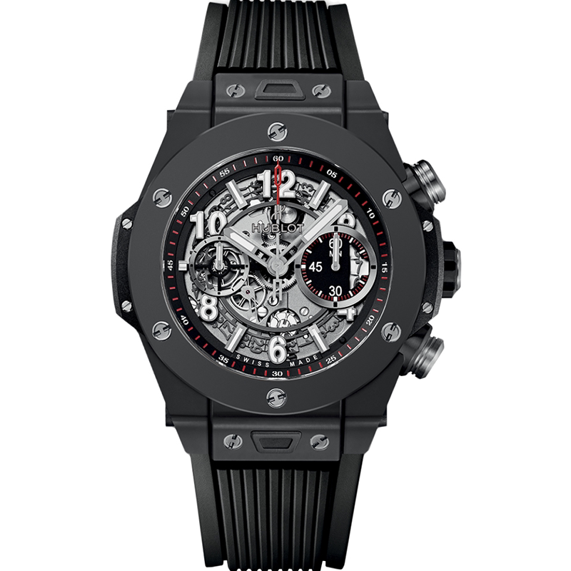 Hublot Men's Watch Big Bang Series Transparent Case Automatic Mechanical Men's Watch Genuine 98% New 411.Ci.1170.Rx