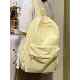 Hua Xi genuine When I Fly to You Su Zaizai same style bag milk yellow backpack college student backpack female school bag