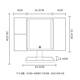 Dressing Table Mirror, Makeup Mirror with Light, Desktop, Student, Rechargeable, Shell-Shaped Led Light, Christmas Birthday Gift