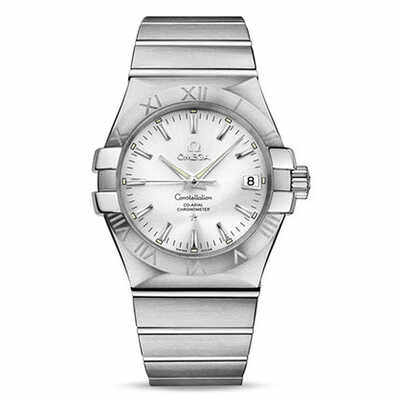 9.8新欧米茄星座系列自动机械35mm男士手表123.10.35.20.02.001