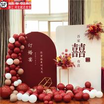 Engagement homecoming banquet layout decoration wedding kt board customization simple ceremony wedding background wall scene package