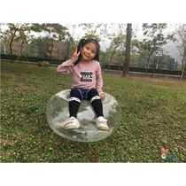 Doll Plastic Lazy Transparent Inflatable Sofa Storage Stuffable Plush Toy Doll Inflatable Chair Air Cushion Children