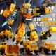 2024 New Model Boys' Children's Toys Educational 3-6 Transformable Cars 4 Robot Transformers 5 Mecha Warrior Models