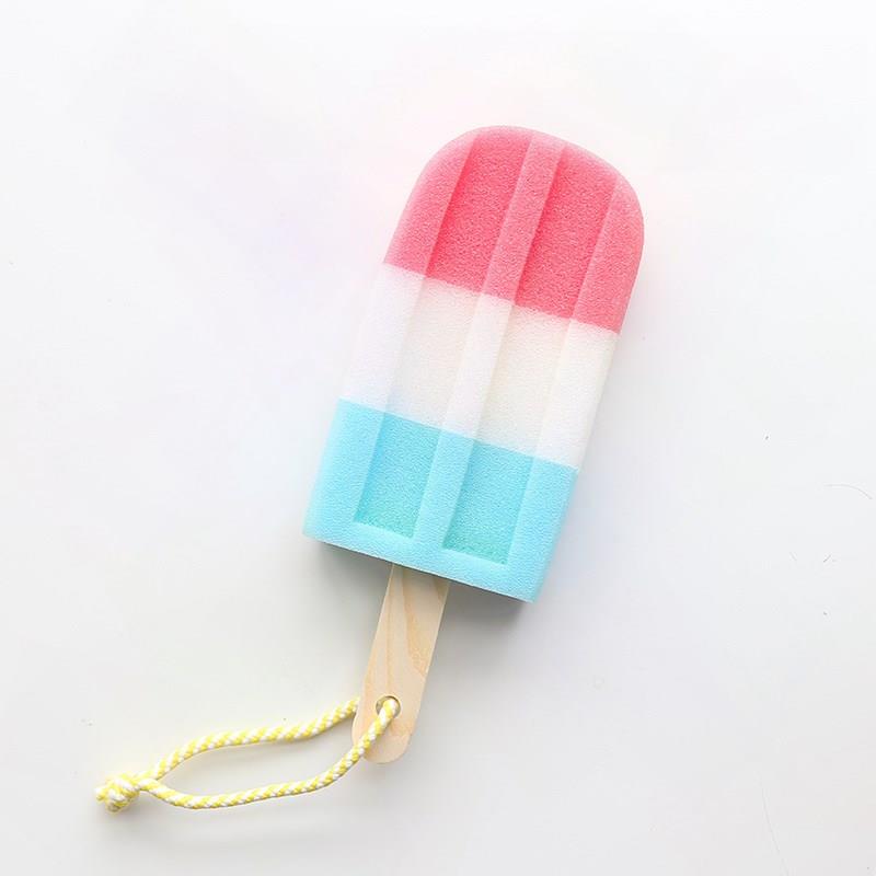 Cute Colorful Ice Cream Cup Brush, Ice Cream Sponge Brush, Dishwashing Soft Brush