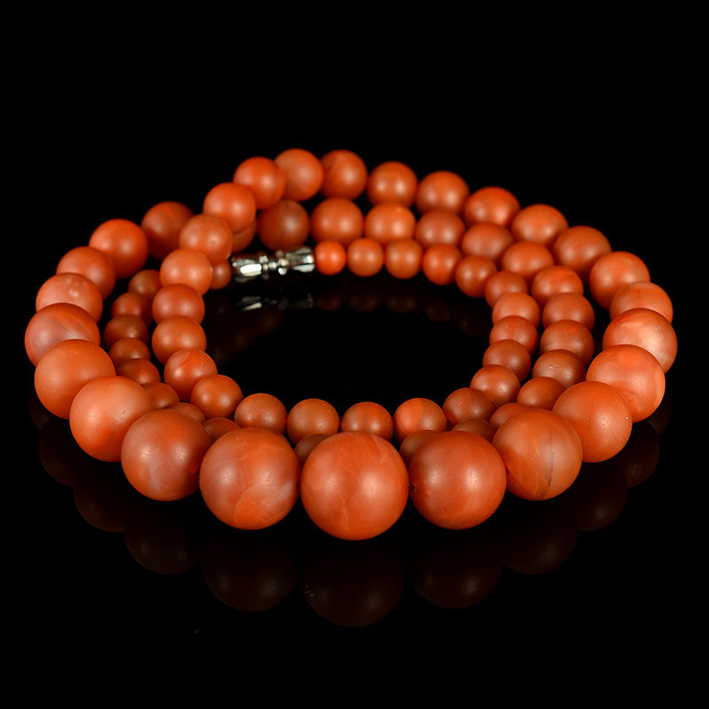 63 56 g compiled southern red manau ballpoint tower chain necklace