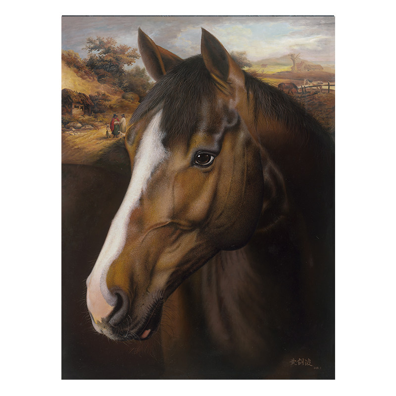 Limited Time Ex-gratia (Framed) Yellow Sword Wave < One Horse When First > Boutique Limited Signature Prints and Framed Prints