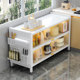 Kitchen storage rack floor-mounted multi-layer dustproof storage cabinet household multi-function cupboard dining side cabinet cabinet storage cabinet