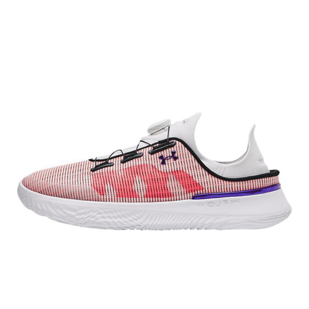 【CUS】 Under Armour 跑步鞋 低帮 粉色 系带 四季通用 平跟 女