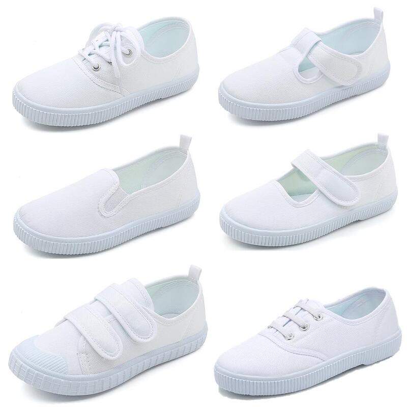 Children's Shoes, Kidsren's White Shoes, Dance Shoes, Boys' and Girls' Velcro Shoes, Student White Cloth Shoes, Kindergarten Indoor Shoes Children's Shoes, Kidsren's White Shoes, Dance Shoes, Boys' and Girls' Velcro Shoes, Student White Cloth Shoes, Kindergarten Indoor Shoes
