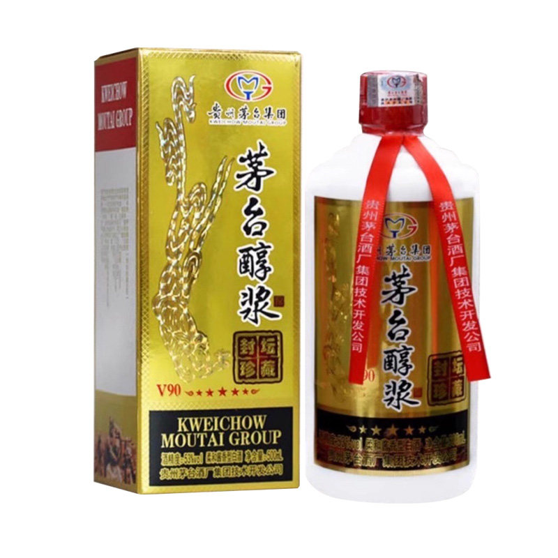 单瓶贵州茅台集团茅台醇浆V90 酱香型白酒53度500ml*1瓶装评价- 淘宝网