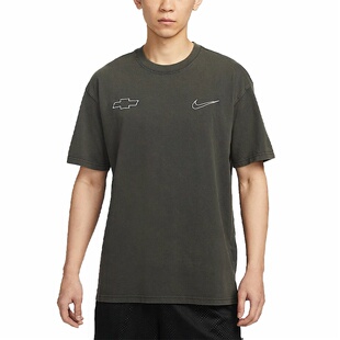 Nike Devin Booker 针织宽松休闲舒适柔软短袖T恤 男款 煤黑