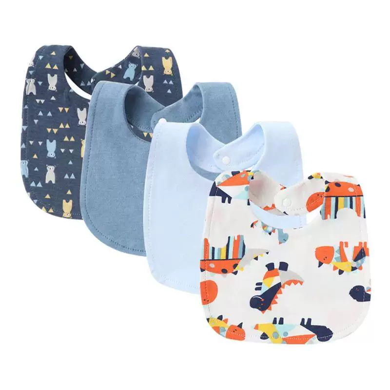 [4 шт. детские слюнявчики, Burp Clothes хлопковые новорожденные слюняви для девочек]