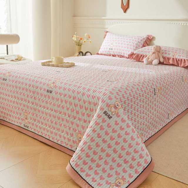 Factory direct sales Class A cotton bed cover 2024 new four-season universal tatami large kang cover mattress dormitory bed sheet