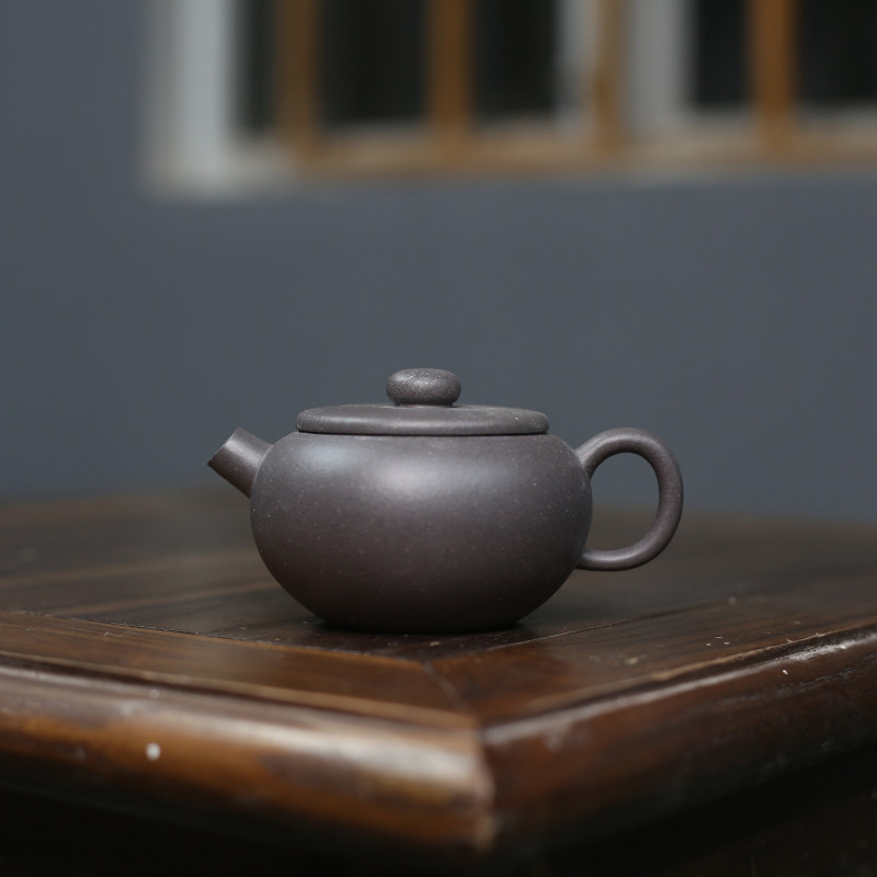 Giant Wheel Pot, Huanglongshan Raw Mine, Green Ash Mud All Handmade, Zhengqing Humanities, Collection of Famous Authentic Teapots - Taobao