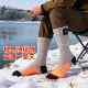 Winter rechargeable heating electric heating socks heating foot warmer artifact warms feet to keep warm and cold-proof thickened socks washable yx