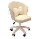 Makeup Stool, Light Luxury with Backrest, Girls' Home Chair, Dormitory Study Comfortable Desk Computer Chair, Swivel Chair, Cute Chair