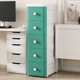Bathroom drawer storage cabinet with ultra-narrow gap storage cabinet side cabinet multi-layer plastic bedside cabinet