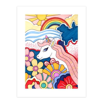 New artist Moka Xiaoling signed a limited edition print