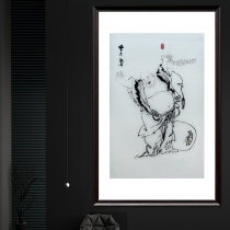 Suzhou embroidery pure hand embroidery As You Like It new Chinese style living room study decoration hanging painting collection gift