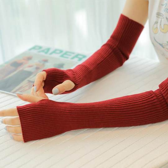 Knitted Arm Warmers for Air-Conditioned Rooms, Wool Sweater Sleeves, 2024 Arm Protection Against Air Conditioning, Women's Work Style