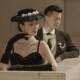M005 French Hepburn black top hat, versatile and elegant, mesh-covered wedding photography, fashionable British style hat