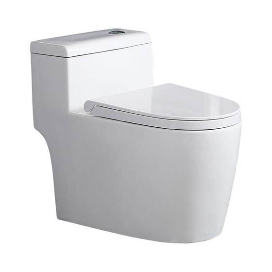 Bracket for Household Toilet, Siphon Type, Water-Saving, Silent, Odor-Proof, Splash-Proof, Ceramic, Large Diameter, Large Pipe, Flushing