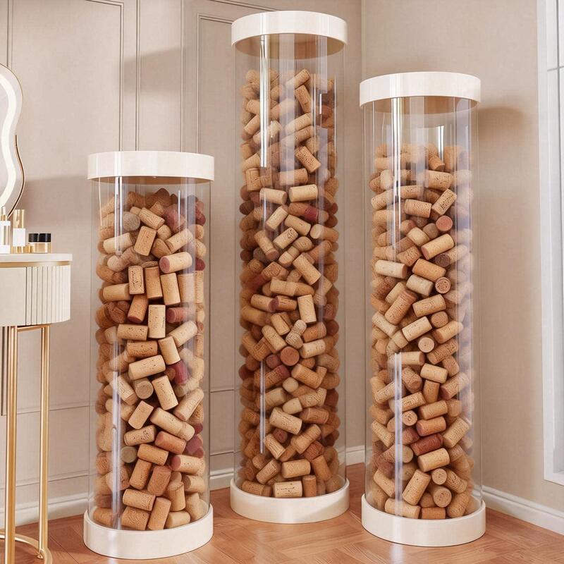 Red Wine Bottle Stopper Storage Basket, Cafe Bar Accessories, Creative Ornaments, Cork Stopper Wine Stopper Collection Display Rack