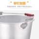 Aluminum Bucket, Round Bucket, Thickened Aluminum Alloy Bucket, Explosion-Proof, Large Capacity Aluminum Bucket, Water Bucket, Old-Fashioned Household Portable Water Bucket