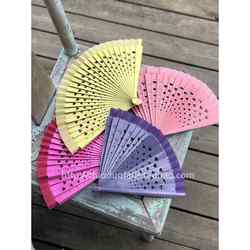 Wooden fan customized advertising fan folding fan dance fan shape fan summer female fan love fan wooden fan