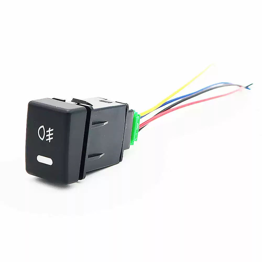Иностранная торговля тепловые продажи TS-06 fifty bell fog light switch with line LED автомобильный переключатель света противотумана с линией LED