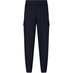 EXCHANGEAE 男款 FW22 针织运动裤 纯色口袋束脚休闲裤 ARMANI