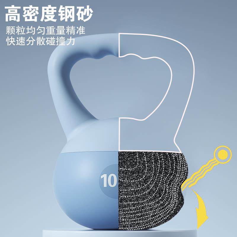 Fitness Hand Ball Weight Loss Special Soft Kettlebell Men's Home Kettle Dumbbell 10kg 8kg 6kg 5kg Swinging Slimming