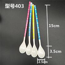 5 melamine spoons plastic cartoon spoons long-handled seasoning spoons childrens tableware stirring spoons for babies