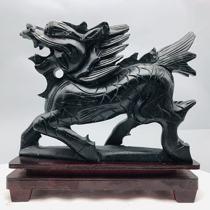 Manufacturer straight for China's Big Four jade-only mountain jade pendant pendulum pieces < Kirin > 8 3 catty y176