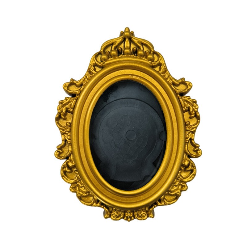 New European-Style Classical Photo Frame Fridge Magnet, Oval Portrait Fridge Magnet, DIY Photo 3D Ornament New European-Style Classical Photo Frame Fridge Magnet, Oval Portrait Fridge Magnet, DIY Photo 3D Ornament