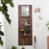 Chong black walnut hole board storage rack display hanging board hook accessories wooden solid wood wall storage customization