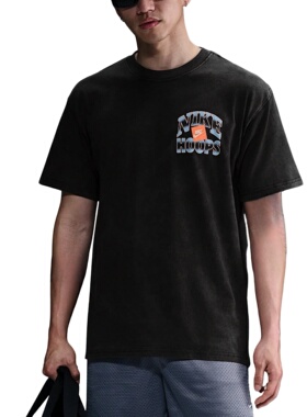 Nike Max90 Tee 舒适休闲柔软篮球短袖T恤 男款 黑色