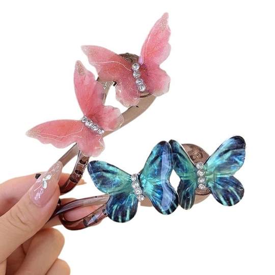 Butterfly Hairpin, Curved Hair Clip for Women, New Twist Clip for the Back of the Head, Suitable for Thick Hair, Hair Styling Tool, Hairpin, Hair Accessory