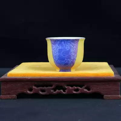 1970-1972 Jingdezhen Jianguo Porcelain Factory original mine hand-painted flower Cup gift collection F129