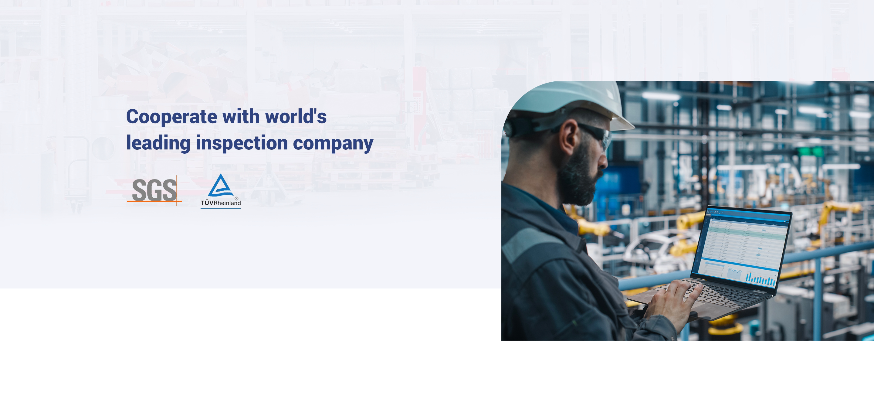 Cooperate with world's leading inspection company