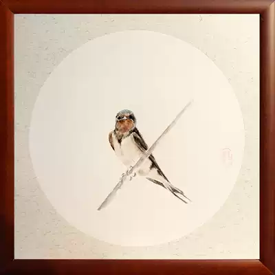 (Send solid wood mounting) Wang Yuwei watercolor 