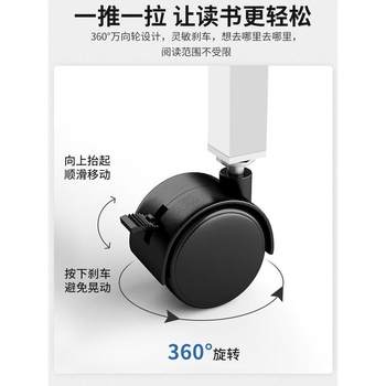 R7b bookshelf shelf floor multi-layer storage rack iron art slit household shelf simple moving place next to desk