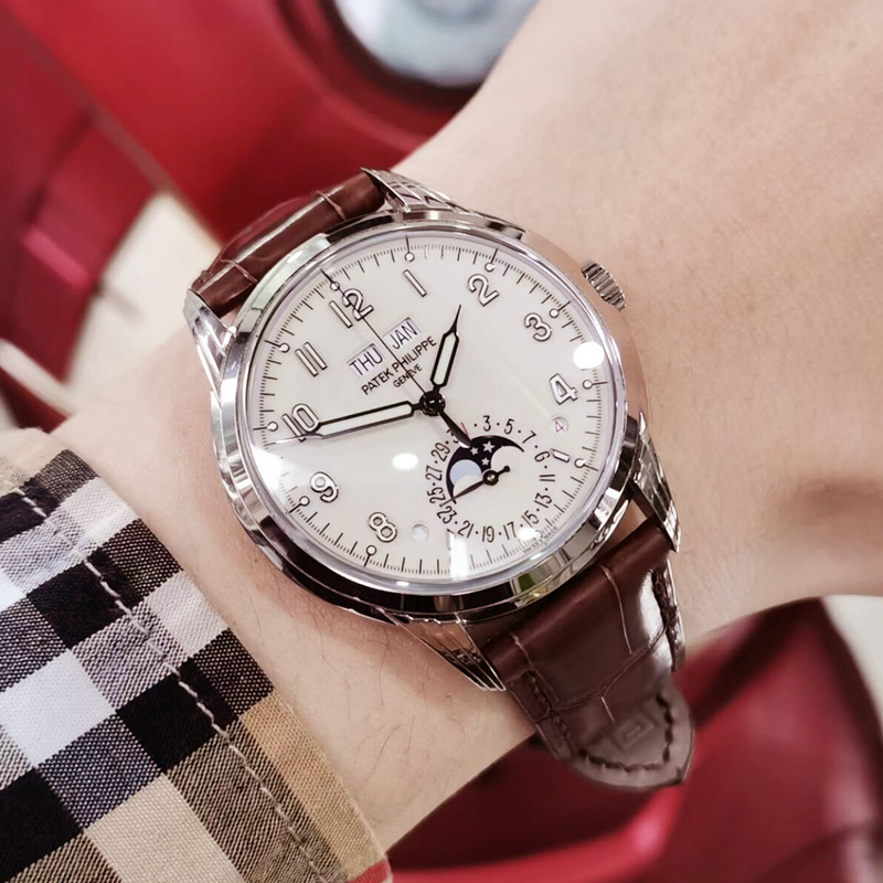 Patek Philippe Super Complication Watch 5320g Perpetual Calendar Automatic Mechanical Watch Men's 98% New Full Set