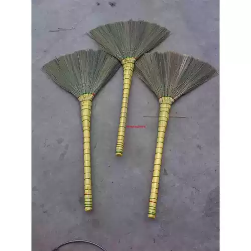 Веник сельский мискантус, тростниковая метла, бытовая уборка, сорго, старое общежитие, удаление пыли, мягкая щетина